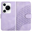 For Huawei Pura 70 Pro/70 Pro+ YX0060 Elephant Head Embossed Phone Leather Case with Lanyard(Light Purple) - Huawei Cases by PMC Jewellery | Online Shopping South Africa | PMC Jewellery | Buy Now Pay Later Mobicred