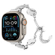 For Apple Watch Ultra 49mm Shell Metal Chain Bracelet Watch Band(Silver) - Watch Bands by PMC TechLife | Online Shopping South Africa | PMC TechLife