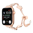 For Apple Watch SE 44mm Shell Metal Chain Bracelet Watch Band(Rose Gold) - free shipping - PMC TechLife - Order now!