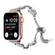 For Apple Watch Series 4 44mm Shell Metal Chain Bracelet Watch Band(Black) - Watch Bands by PMC TechLife | Online Shopping South Africa | PMC TechLife | Buy Now Pay Later Mobicred