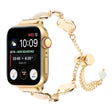 For Apple Watch Series 2 42mm Shell Metal Chain Bracelet Watch Band(Gold) - Watch Bands by PMC TechLife | Online Shopping South Africa | PMC TechLife