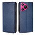For Huawei Pura 70 Gloss Oil Solid Color Magnetic Leather Phone Case(Blue) - Huawei Cases by PMC Jewellery | Online Shopping South Africa | PMC Jewellery | Buy Now Pay Later Mobicred
