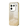 For vivo iQOO 12 Pro Gradient Glitter Powder Electroplated Phone Case(Gold) - iQOO 12 Pro Cases by PMC TechLife | Online Shopping South Africa | PMC TechLife | Buy Now Pay Later Mobicred