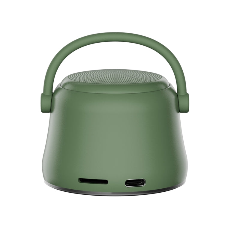EWA A20 Mini Bluetooth Bass Radiator Metal Speaker(Green)