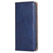 For Honor Magic6 Pro Gloss Oil Solid Color Magnetic Leather Phone Case(Blue)