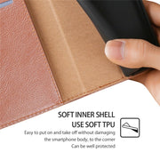 For Honor Magic6 Pro Gloss Oil Solid Color Magnetic Leather Phone Case(Rose Gold)
