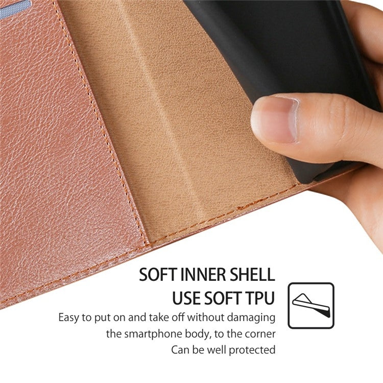 For Honor Magic6 Pro Gloss Oil Solid Color Magnetic Leather Phone Case(Rose Gold)