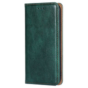 For Honor Magic6 Pro Gloss Oil Solid Color Magnetic Leather Phone Case(Green)