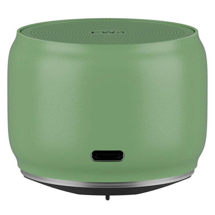 EWA A126 Mini Bluetooth 5.0 Bass Radiator Metal Speaker(Green)