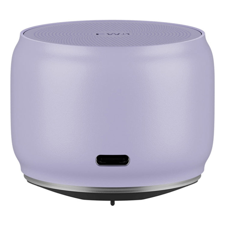 EWA A126 Mini Bluetooth 5.0 Bass Radiator Metal Speaker(Purple)