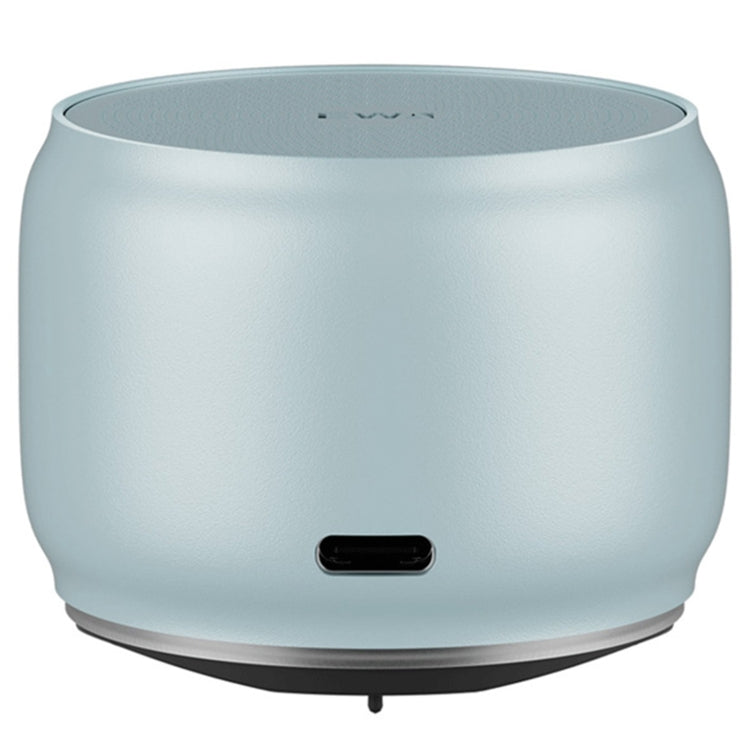 EWA A126 Mini Bluetooth 5.0 Bass Radiator Metal Speaker(Light blue)