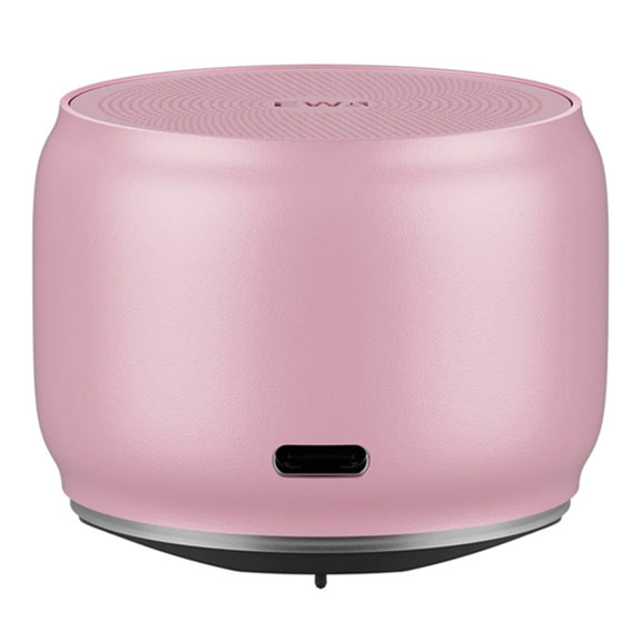 EWA A126 Mini Bluetooth 5.0 Bass Radiator Metal Speaker(Pink)