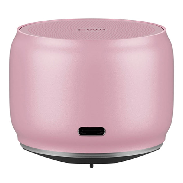 EWA A126 Mini Bluetooth 5.0 Bass Radiator Metal Speaker(Pink)