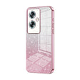 For OPPO A79 5G / A2 Gradient Glitter Powder Electroplated Phone Case(Pink) - free shipping - PMC TechLife - Order now!