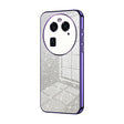 For OPPO Find X6 Gradient Glitter Powder Electroplated Phone Case(Purple) - OPPO Cases by PMC TechLife | Online Shopping South Africa | PMC TechLife | Buy Now Pay Later Mobicred