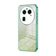 For OPPO Find X6 Gradient Glitter Powder Electroplated Phone Case(Green) - OPPO Cases by PMC TechLife | Online Shopping South Africa | PMC TechLife | Buy Now Pay Later Mobicred