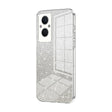 For OPPO Reno7 Z 5G / F21 Pro 5G Gradient Glitter Powder Electroplated Phone Case(Transparent) - OPPO Cases by PMC TechLife | Online Shopping South Africa | PMC TechLife | Buy Now Pay Later Mobicred