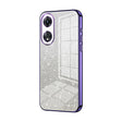 For OPPO A58 5G / A58x 5G Gradient Glitter Powder Electroplated Phone Case(Purple) - OPPO Cases by PMC TechLife | Online Shopping South Africa | PMC TechLife | Buy Now Pay Later Mobicred