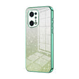 For OPPO Find X5 Pro Gradient Glitter Powder Electroplated Phone Case(Green) - OPPO Cases by PMC TechLife | Online Shopping South Africa | PMC TechLife | Buy Now Pay Later Mobicred