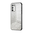 For OPPO A55 5G / A56 / A53s 5G Gradient Glitter Powder Electroplated Phone Case(Black) - OPPO Cases by PMC TechLife | Online Shopping South Africa | PMC TechLife | Buy Now Pay Later Mobicred
