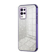 For OPPO K9x Gradient Glitter Powder Electroplated Phone Case(Purple) - OPPO Cases by PMC TechLife | Online Shopping South Africa | PMC TechLife | Buy Now Pay Later Mobicred