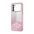 For OPPO K9 Pro Gradient Glitter Powder Electroplated Phone Case(Pink) - OPPO Cases by PMC TechLife | Online Shopping South Africa | PMC TechLife | Buy Now Pay Later Mobicred