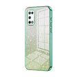 For OPPO K7x / Realme V5 5G Gradient Glitter Powder Electroplated Phone Case(Green) - OPPO Cases by PMC TechLife | Online Shopping South Africa | PMC TechLife | Buy Now Pay Later Mobicred