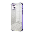 For OPPO A92s / Reno4 Z 5G Gradient Glitter Powder Electroplated Phone Case(Purple) - OPPO Cases by PMC TechLife | Online Shopping South Africa | PMC TechLife | Buy Now Pay Later Mobicred