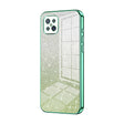For OPPO A92s / Reno4 Z 5G Gradient Glitter Powder Electroplated Phone Case(Green) - OPPO Cases by PMC TechLife | Online Shopping South Africa | PMC TechLife | Buy Now Pay Later Mobicred