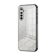 For OPPO K5 / Realme XT/XT 730G Gradient Glitter Powder Electroplated Phone Case(Black) - OPPO Cases by PMC TechLife | Online Shopping South Africa | PMC TechLife | Buy Now Pay Later Mobicred