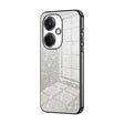 For OPPO K11 Gradient Glitter Powder Electroplated Phone Case(Black) - OPPO Cases by PMC TechLife | Online Shopping South Africa | PMC TechLife | Buy Now Pay Later Mobicred