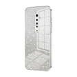 For OPPO Reno2 Gradient Glitter Powder Electroplated Phone Case(Transparent) - OPPO Cases by PMC TechLife | Online Shopping South Africa | PMC TechLife | Buy Now Pay Later Mobicred