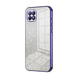 For OPPO Reno4 SE Gradient Glitter Powder Electroplated Phone Case(Purple) - OPPO Cases by PMC TechLife | Online Shopping South Africa | PMC TechLife | Buy Now Pay Later Mobicred