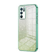 For OPPO Reno6 Indian / Malay Gradient Glitter Powder Electroplated Phone Case(Green) - OPPO Cases by PMC TechLife | Online Shopping South Africa | PMC TechLife | Buy Now Pay Later Mobicred