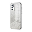 For OPPO Reno6 Indian / Malay Gradient Glitter Powder Electroplated Phone Case(Silver) - OPPO Cases by PMC TechLife | Online Shopping South Africa | PMC TechLife | Buy Now Pay Later Mobicred
