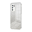 For OPPO Reno6 Pro Indian  Gradient Glitter Powder Electroplated Phone Case(Transparent) - OPPO Cases by PMC TechLife | Online Shopping South Africa | PMC TechLife | Buy Now Pay Later Mobicred