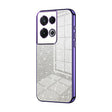 For OPPO Reno8 Pro Gradient Glitter Powder Electroplated Phone Case(Purple) - OPPO Cases by PMC TechLife | Online Shopping South Africa | PMC TechLife