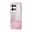 For OPPO Reno8 Pro Gradient Glitter Powder Electroplated Phone Case(Pink) - OPPO Cases by PMC TechLife | Online Shopping South Africa | PMC TechLife | Buy Now Pay Later Mobicred
