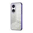For OPPO Reno8 T 5G Gradient Glitter Powder Electroplated Phone Case(Purple) - OPPO Cases by PMC TechLife | Online Shopping South Africa | PMC TechLife | Buy Now Pay Later Mobicred