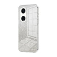 For OPPO Reno8 T 5G Gradient Glitter Powder Electroplated Phone Case(Transparent) - OPPO Cases by PMC TechLife | Online Shopping South Africa | PMC TechLife | Buy Now Pay Later Mobicred