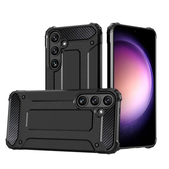For Samsung Galaxy S25+ 5G Magic Armor TPU Hybrid PC Phone Case(Black)