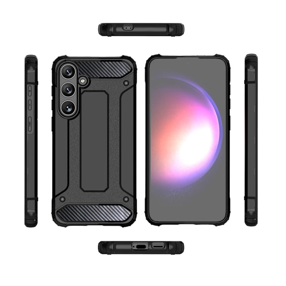 For Samsung Galaxy S24 5G Magic Armor TPU + PC Phone Case(Navy Blue)