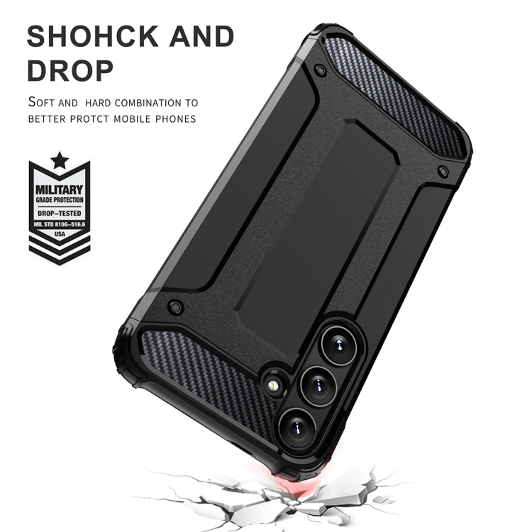 For Samsung Galaxy S24+ 5G Magic Armor TPU + PC Phone Case(Grey)