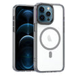 For iPhone 12 Pro Max MagSafe Magnetic Clear Phone Case(Black) - iPhone 12 Pro Max Cases by PMC TechLife | Online Shopping South Africa | PMC TechLife