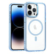 For iPhone 14 Pro MagSafe Magnetic Clear Phone Case(Sierra Blue) - iPhone 14 Pro Cases by PMC TechLife | Online Shopping South Africa | PMC TechLife