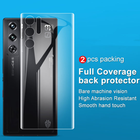 For ZTE nubia Red Magic 9 Pro+ 2pcs imak Curved Hydrogel Film Pnone Back Protector