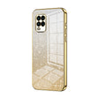 For Xiaomi Mi 10 Lite 5G Gradient Glitter Powder Electroplated Phone Case(Gold) - Xiaomi Cases by PMC TechLife | Online Shopping South Africa | PMC TechLife | Buy Now Pay Later Mobicred