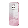For Xiaomi Redmi 10X 5G Gradient Glitter Powder Electroplated Phone Case(Pink) - Xiaomi Cases by PMC TechLife | Online Shopping South Africa | PMC TechLife | Buy Now Pay Later Mobicred