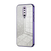 For Xiaomi Redmi K30 / K30 5G Gradient Glitter Powder Electroplated Phone Case(Purple)