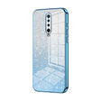 For Xiaomi Redmi K30 / K30 5G Gradient Glitter Powder Electroplated Phone Case(Blue) - Xiaomi Cases by PMC TechLife | Online Shopping South Africa | PMC TechLife | Buy Now Pay Later Mobicred